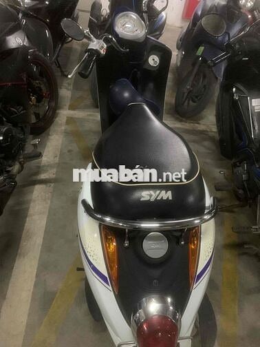SYM Elite 50cc Trắng Xanh Học sinh