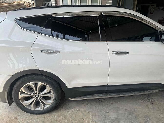 Hyundai SantaFe 2015 Bản đủ 2 cầu Trắng
