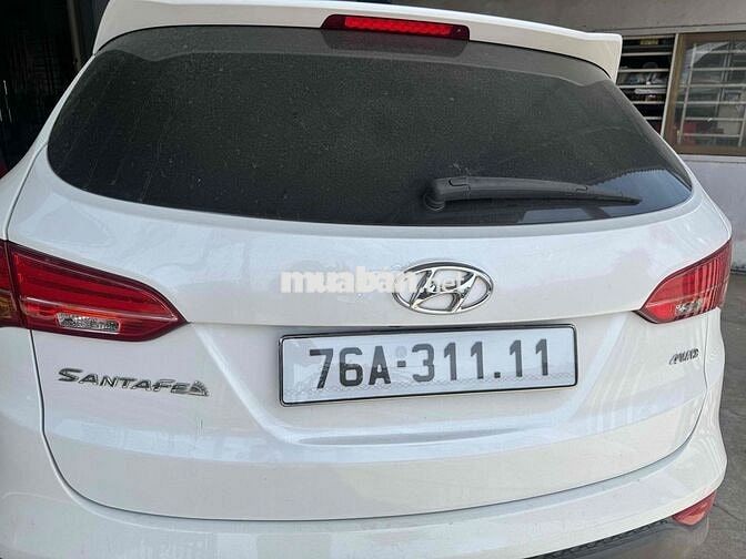 Hyundai SantaFe 2015 Bản đủ 2 cầu Trắng