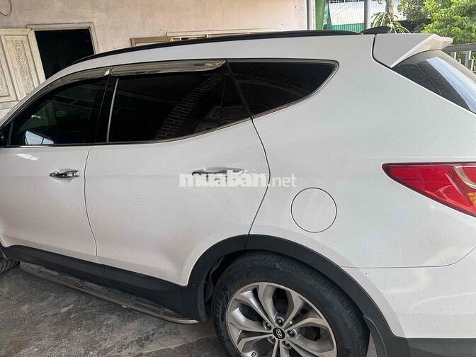 Hyundai SantaFe 2015 Bản đủ 2 cầu Trắng