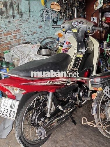 SYM Elegant 50cc Đỏ Trắng Đen
