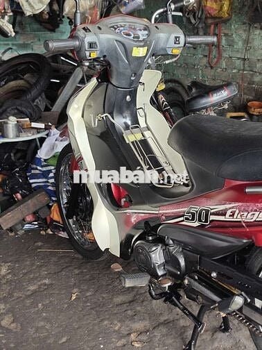 SYM Elegant 50cc Đỏ Trắng Đen