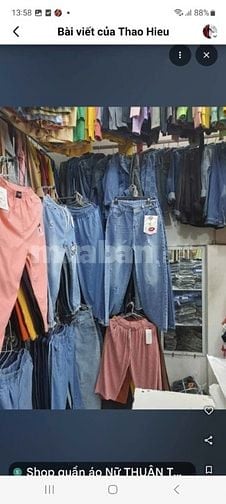Sang shop quần áo thuận thảo tại số 8 Phạm Hữu Lầu