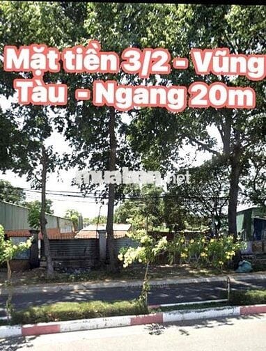 Bán đất mặt tiền 3 tháng 2 Tp- Vũng Tàu - Trục đường siêu dự án tỷ USD