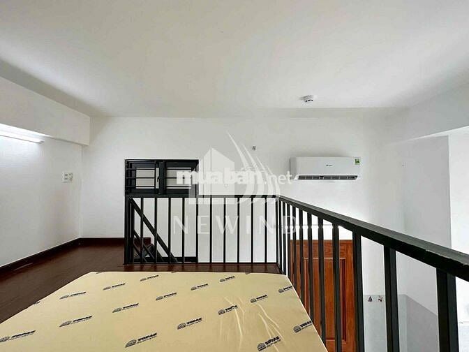 Cho thuê căn hộ studio có gác lửng nội thất cơ bản