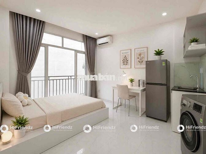Hệ Thống Căn Hộ Ban Công Cửa Sổ Thoáng Mát, Gần Ngã Tư Hàng Xanh
