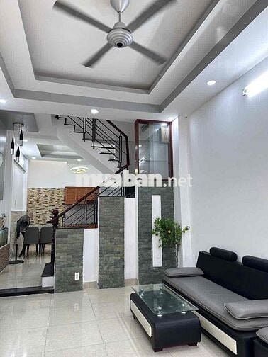 Nhà Có Nội Thất 4x14m 3Lầu ST (3PN 3WC) Hẻm 5m. AO ĐÔI - MÃ LÒ