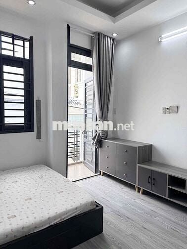 Nhà Có Nội Thất 4x14m 3Lầu ST (3PN 3WC) Hẻm 5m. AO ĐÔI - MÃ LÒ