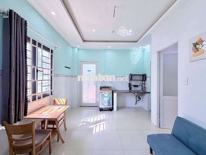 CĂN HỘ 1PN 40M2 CỬA SỔ TRỜI, TÒA NHÀ THANG MÁY GẦN CẦU THANH ĐA