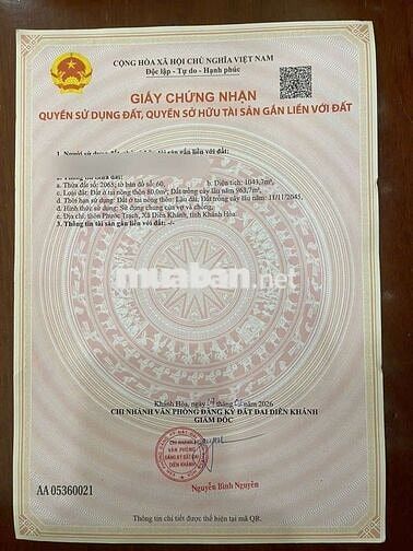 Đất dân cắt bán. Thích hợp Xây nhà hoặc chia 2 lô
