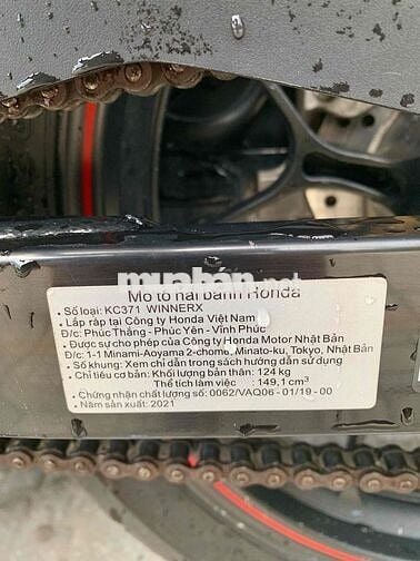Honda Winner X 150 V2 ABS 2021 Chính Chủ Máy Zin