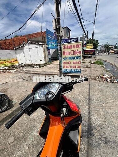 Honda Air Blade Đỏ cam đen