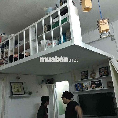 Cho thuê phòng 20 m2 có gác trung tâm quận 3 phường 5 tầng 2 có bancon