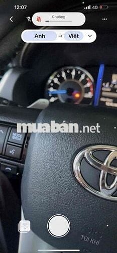 Toyota Fortuner 2017 Máy Xăng Tự Động Đen