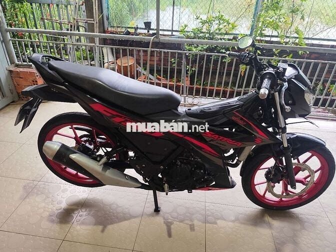 Suzuki Satria 2019 Đen Đỏ 62mm