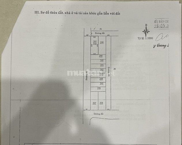Bán đất cầu tu tra đường bồng lai. Giá 900tr 240m2 có 100Tc.