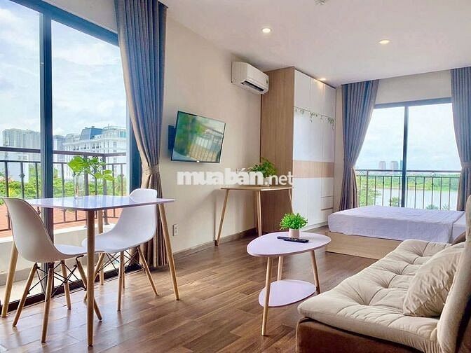 Căn Studio Ban Công Săn Nội Thất _ Khu vực Trục Phạm Văn Đồng