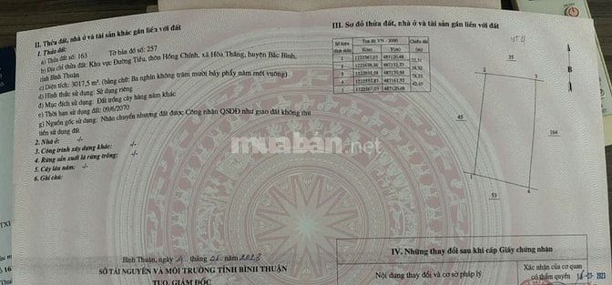 Bán đất cách Mandala Cham Bay Mũi Né 19 phút lái xe. Bình Thuận