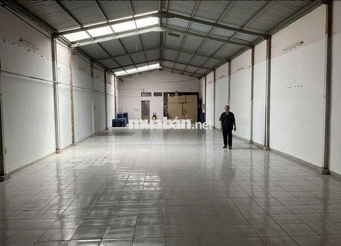 CHO THUÊ KHO,XƯỞNG 500M² GIÁ 35TR/T, ĐƯỜNG XE LỚN KẾ KCN TÂN BÌNH 