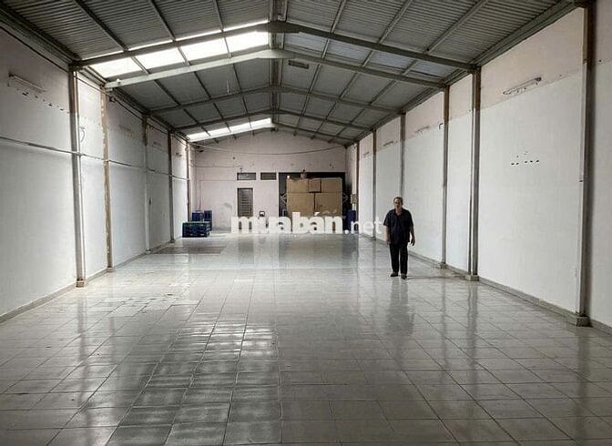 CHO THUÊ KHO,XƯỞNG 500M² GIÁ 35TR/T, ĐƯỜNG XE LỚN KẾ KCN TÂN BÌNH 