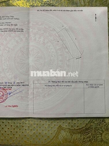 Bán đất thổ cư lớn mặt tiền đường nhựa đường nhựa