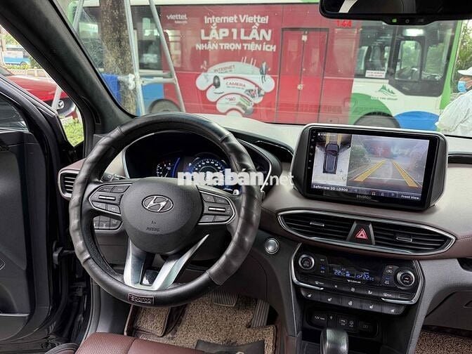 Hyundai Santa Fe 2021 Dầu Đen 7 vạn km