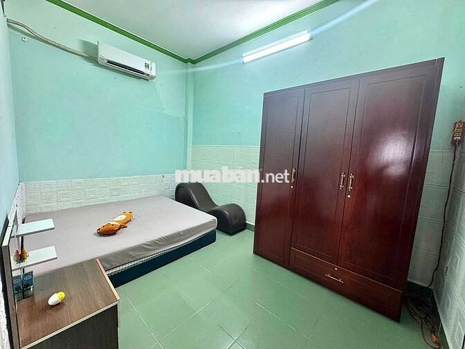 Nhà trệt lầu 3PN full nội thất hẻm đường Nhật Tảo chỉ 6 triệu