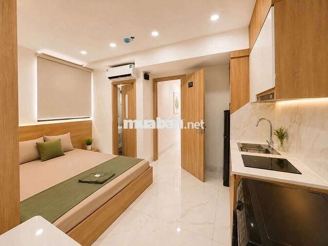 Bóc tem CCMN 25m2 Mới full đồ. máy giặt riêng tại Tôn Đức Thắng