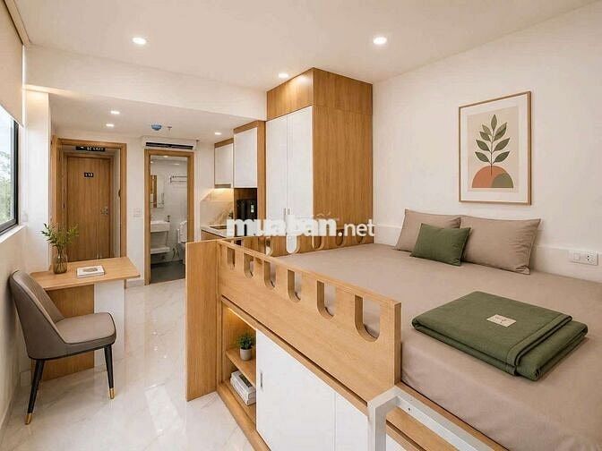 Bóc tem CCMN 25m2 Mới full đồ. máy giặt riêng tại Tôn Đức Thắng
