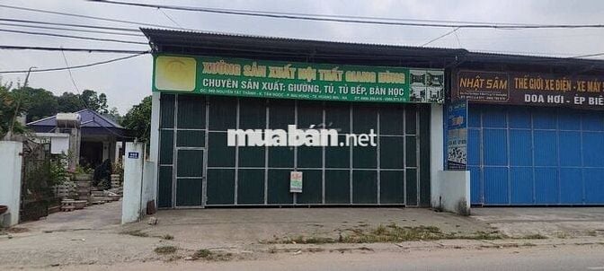 ​Cho thuê kho xưởng, mặt bằng kinh doanh 150m² mặt tiền QL1A Hoàng Mai