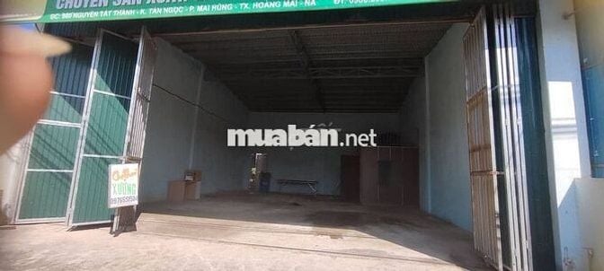 ​Cho thuê kho xưởng, mặt bằng kinh doanh 150m² mặt tiền QL1A Hoàng Mai