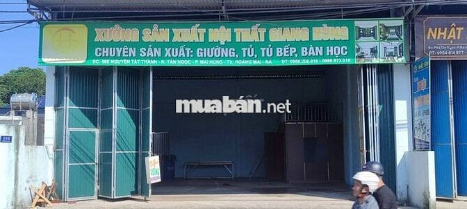 ​Cho thuê kho xưởng, mặt bằng kinh doanh 150m² mặt tiền QL1A Hoàng Mai
