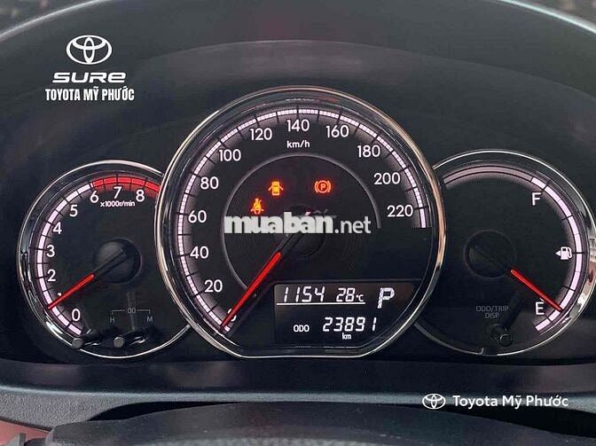 Toyota Vios 1.5E CVT 2024 Đỏ 24.000 km