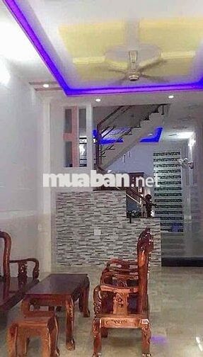 Nhà [ 4 x 18] 3 lầu (5pn,5wc) hẻm 10m ,Lê Văn Quới,Binh Tân