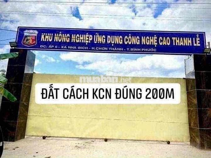cần bán lô đất tdc nha bích chơn thành bình phước dt 240m2 full thổ cư