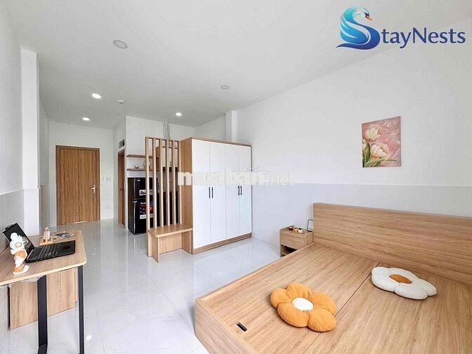 chung cư mini ban công tách bếp giá rẻ full nội thất