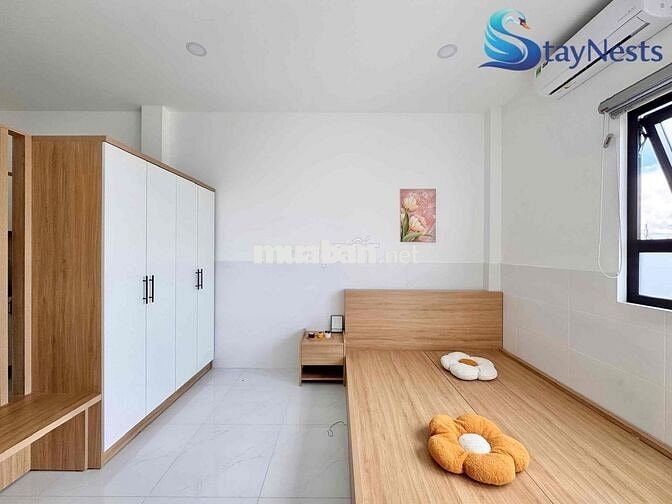 chung cư mini ban công tách bếp giá rẻ full nội thất