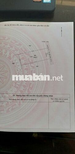  CHÍNH CHỦ CẦN BÁN GẤP ĐẤT 1945m2 HẺM THÔNG NỜ HẬU