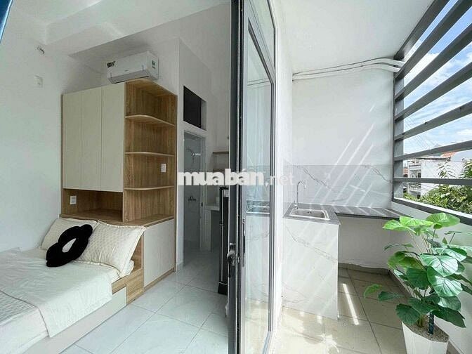 🏡 STUDIO BAN CÔNG SIÊU THOÁNG – FULL NỘI THẤT