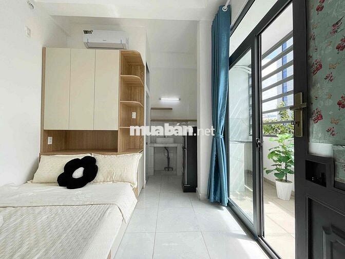 🏡 STUDIO BAN CÔNG SIÊU THOÁNG – FULL NỘI THẤT
