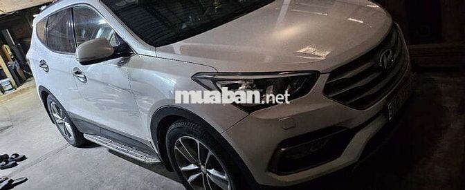 Hyundai SantaFe 2016 Đặc biệt Dầu 75000 km Trắng