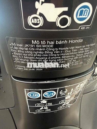 Honda SH Mode 2024 ABS 124.8cc Đen