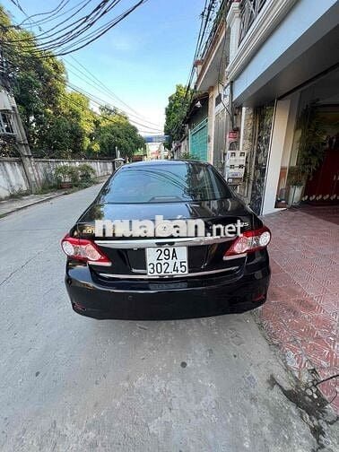 Toyota Altis 2011 Tự động Đen 125000 km