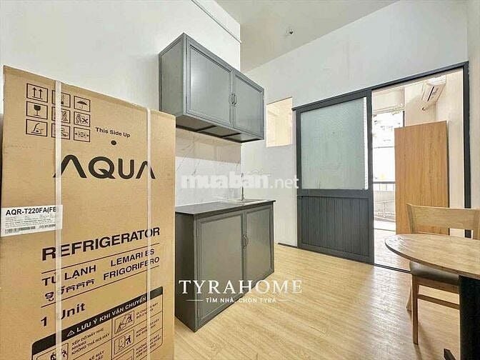 🔥Căn Hộ  1Ph Ngủ Full NT - Ban Công - Máy Giặt Riêng