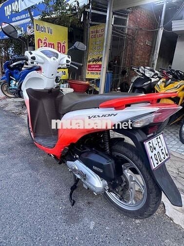 Honda Vision 2014 màu Đỏ trắng