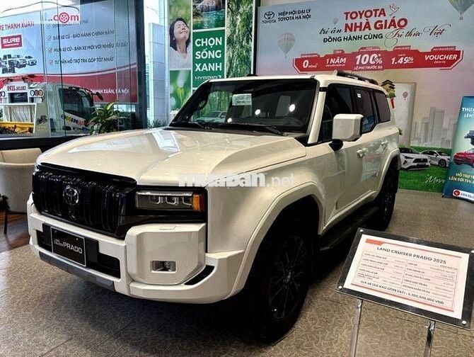 Xe Toyota Prado LC250 2.4L 2026 - 3 Tỷ 399 Triệu