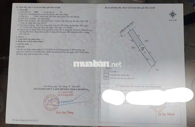 Đất MaĐaGuôi – chính chủ – 790tr – sổ riêng – đường xe hơi