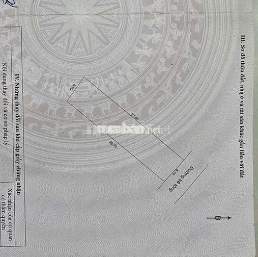 Cần Bán lô đất Tân Hạnh Hòa Phước, 2 mặt tiền bê tông trước và sau