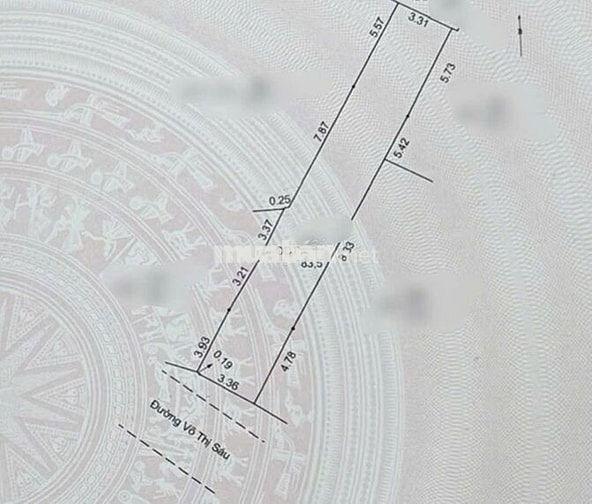 BÁN NHÀ MẶT TIỀN VÕ THỊ SÁU