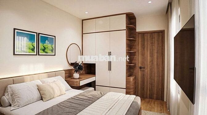 Căn hộ 2 phòng ngủ tàng cao view thoáng đủ nội thất giá 25 triệu